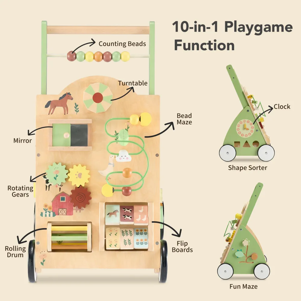 Wooden Baby Walker 7
