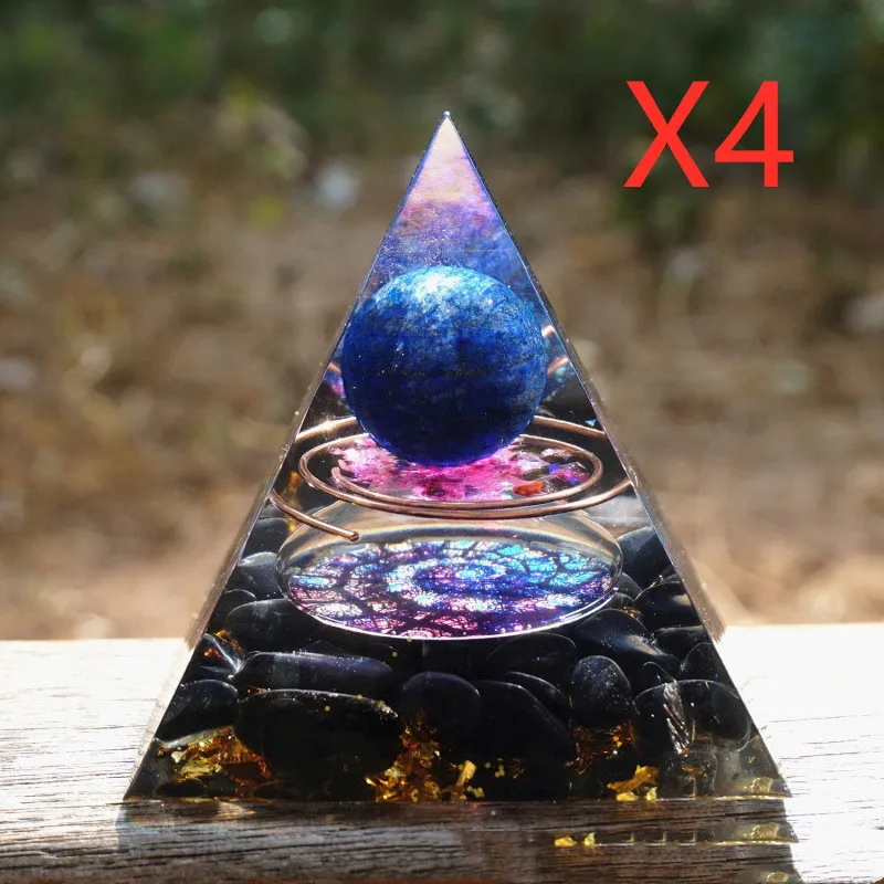 Pyramid Decoration Natural Crystal Gravel 12