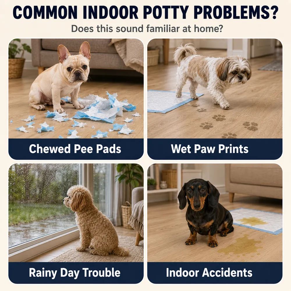 Dog Potty Tray With Removable Grating 14