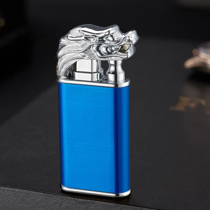 Creative Blue Flame Lighter Dolphin Dragon 14