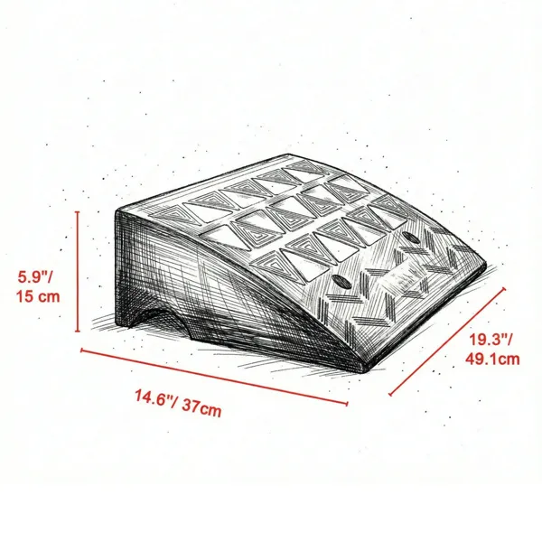 6inch Rise Rubber Curb Ramp
