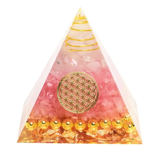 Pyramid Decoration Natural Crystal Gravel 21