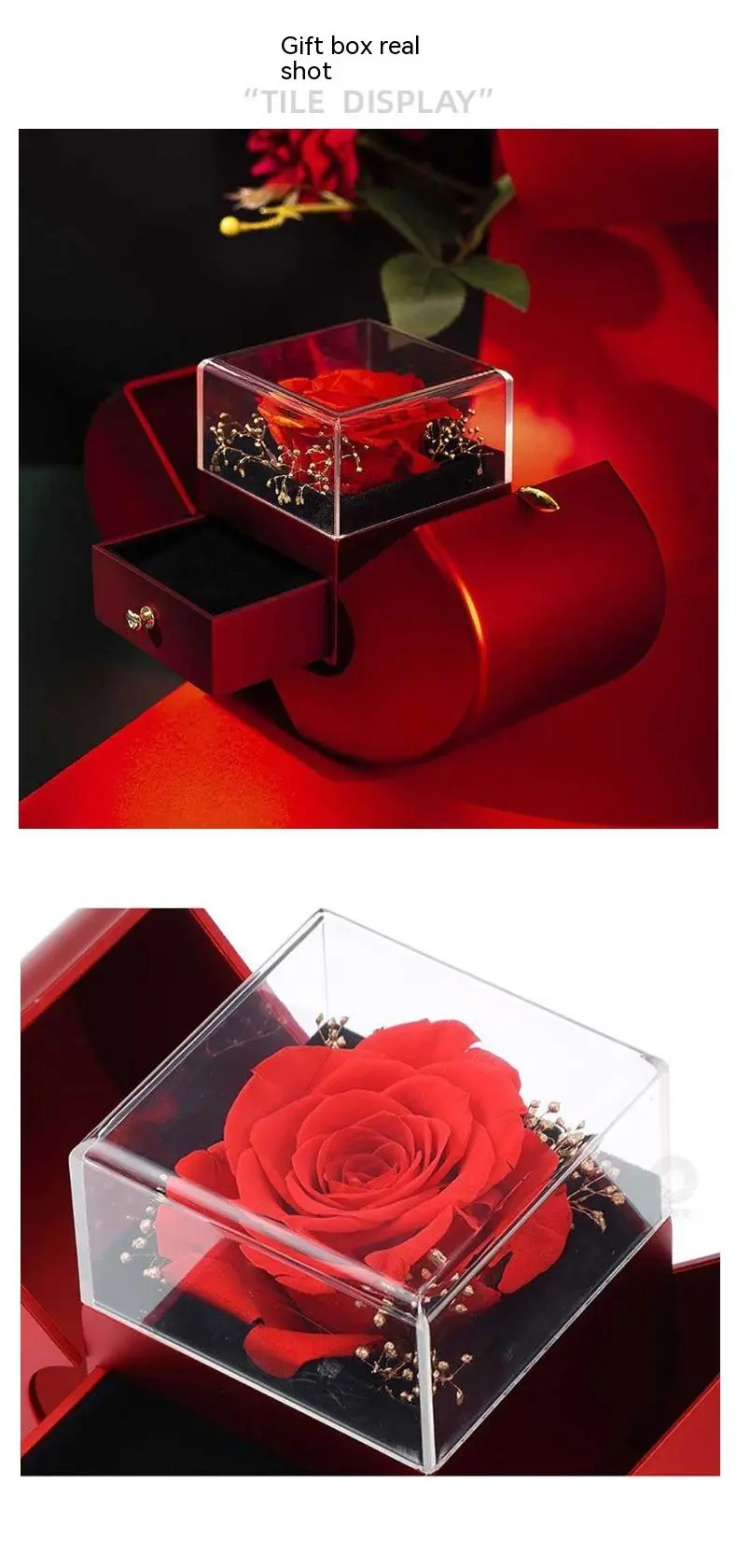 Fashion Jewelry Box Red Apple Christmas Gift 18