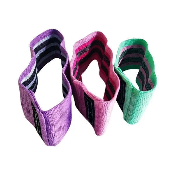 Set Of 3 Resistance Exercise Loop Bands