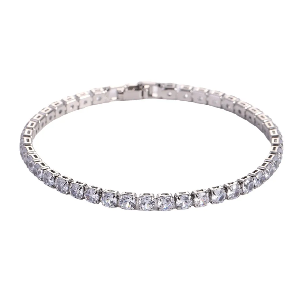 Sleek Luxury Sparkling Zircon Bracelet 1