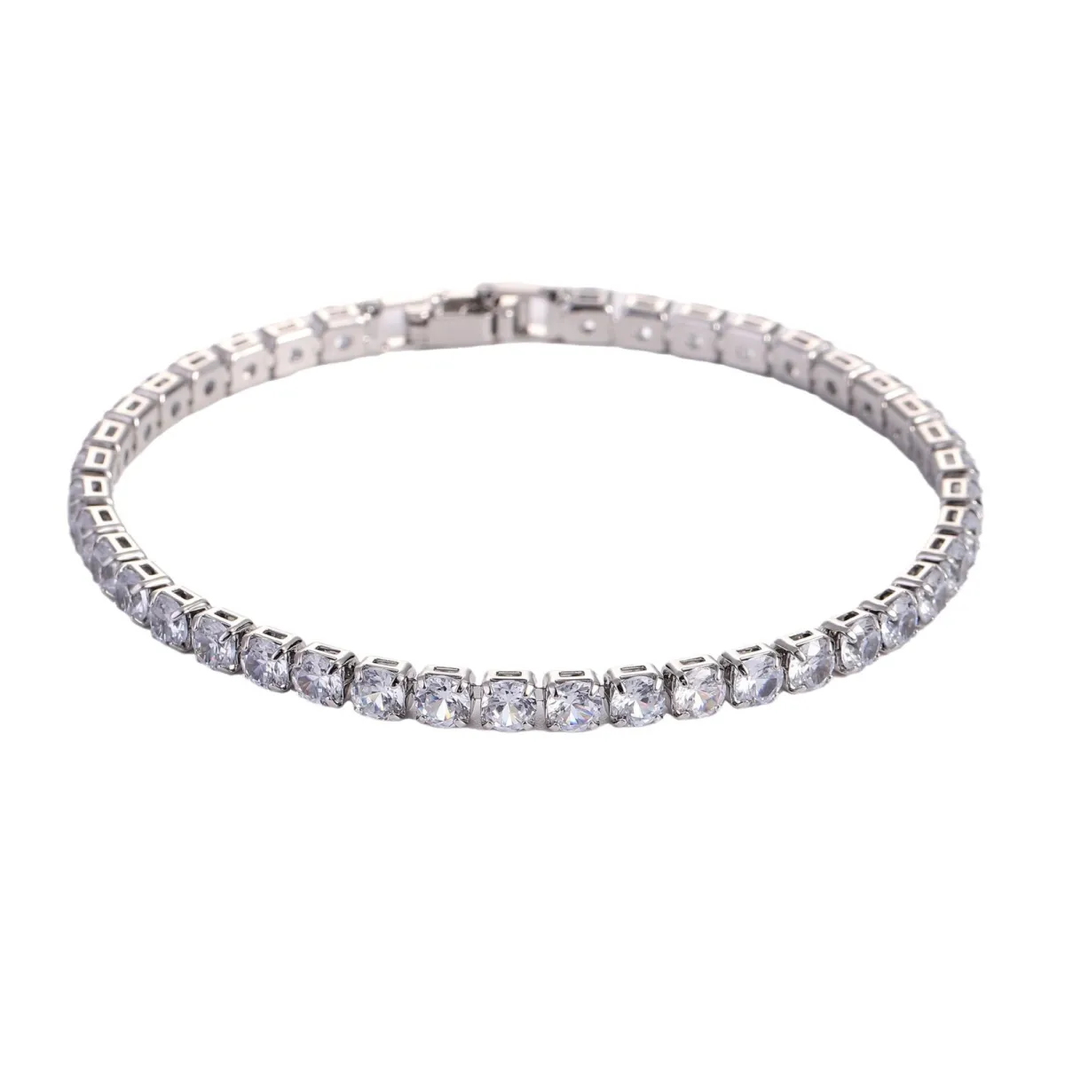 Sleek Luxury Sparkling Zircon Bracelet