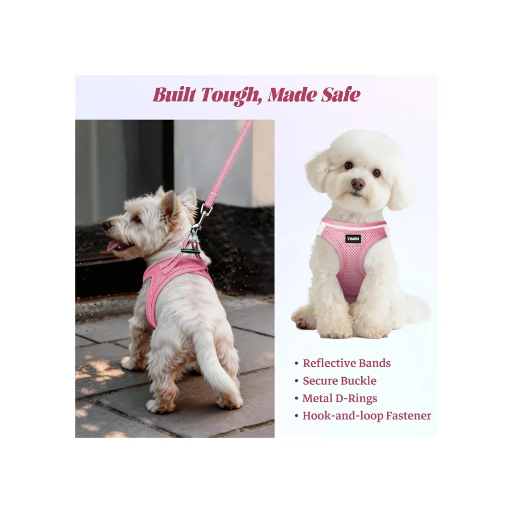 No Pull Dog Puppy Harness And Leash Set 2