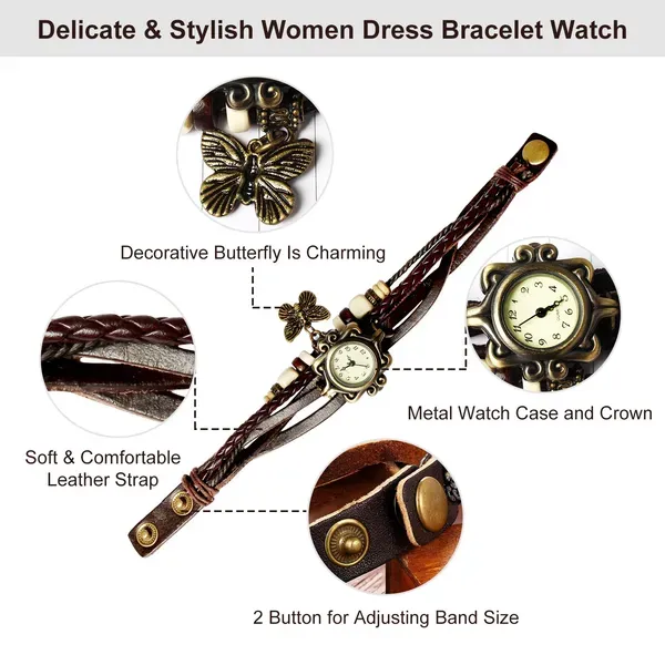 Vintage Women's Watch Bohemian Handmade 3