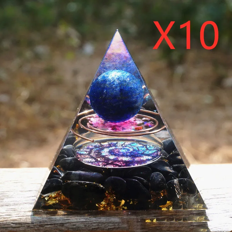 Pyramid Decoration Natural Crystal Gravel 4