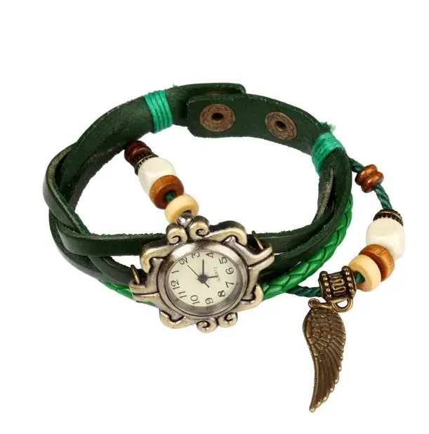 Bohemian Leather Angel Wing Watch 1