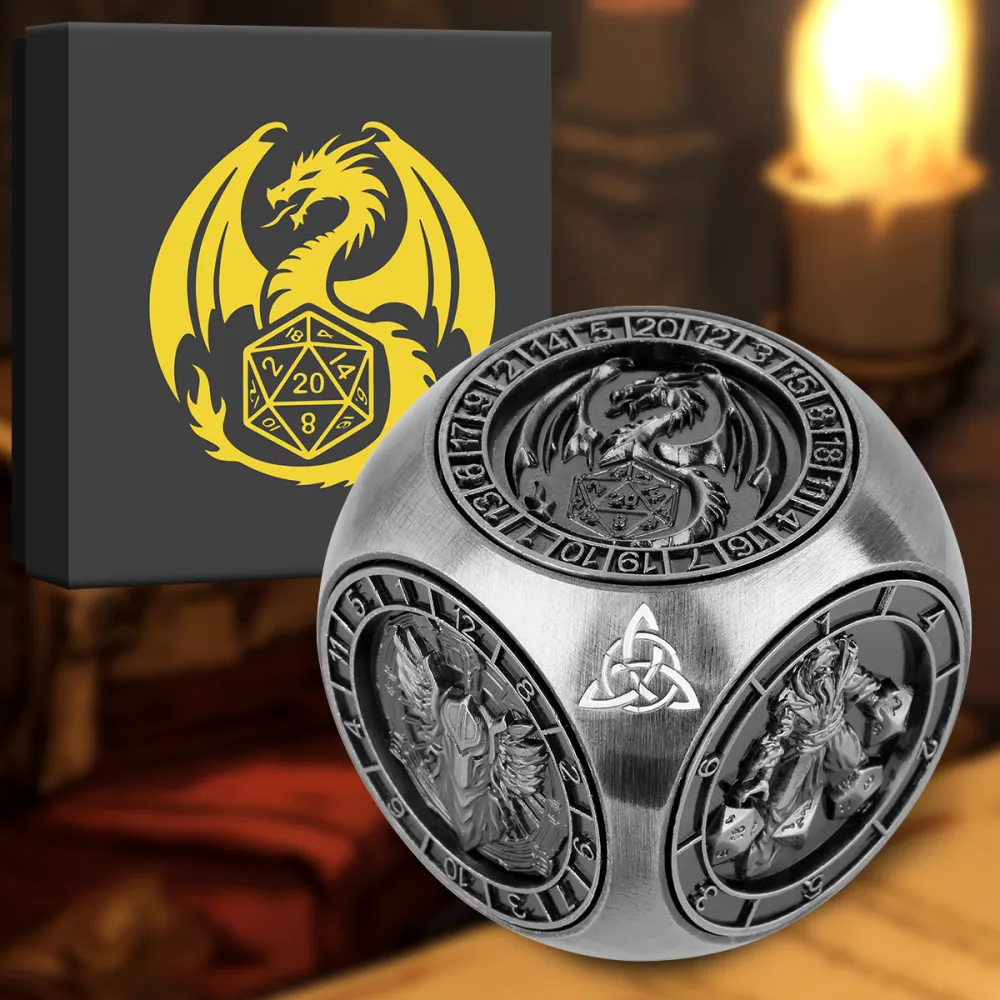 6-pack DND Dice Wheel Gift Box Set 2