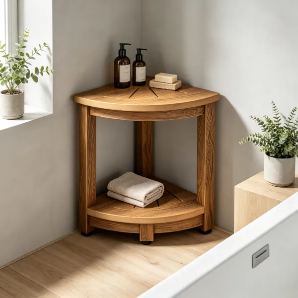 Corner Shower Bench 16.5inch Height 12.8inch