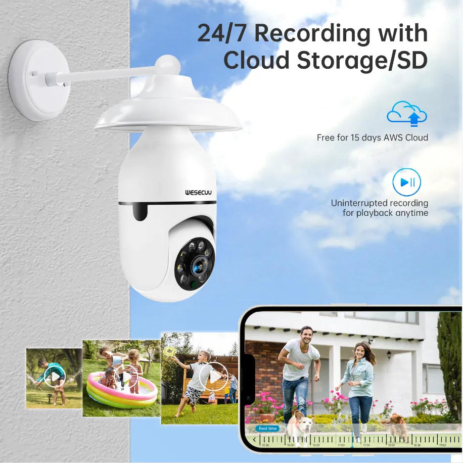 1080P Smart Home Security PTZ Camera 4
