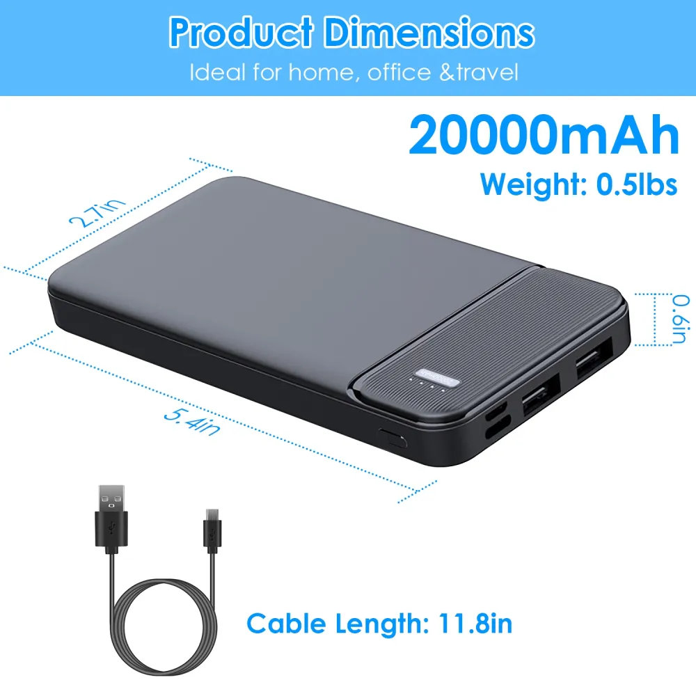 Fast-Charging Power Bank — 20000mAh 9