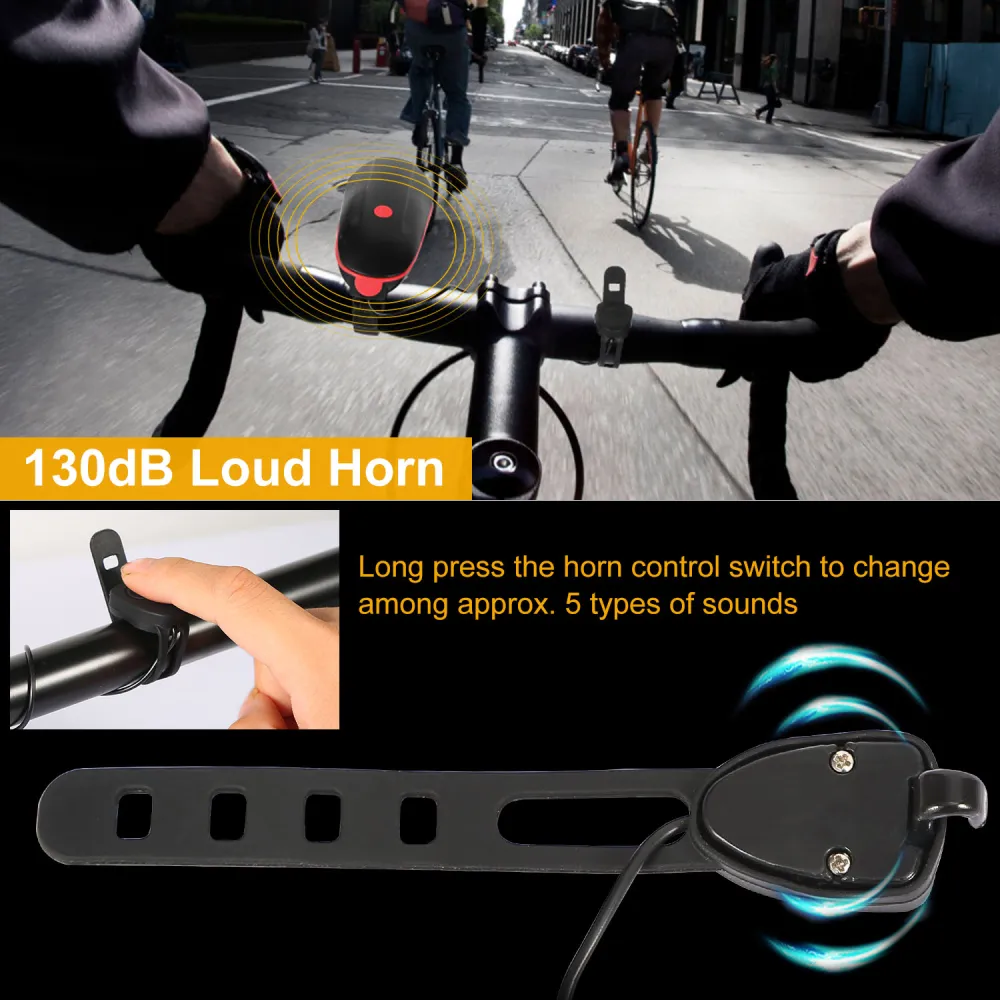 USB Rechargeable Bike Headlight 6