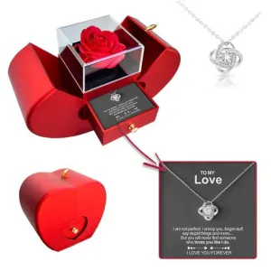 Fashion Jewelry Box Red Apple Christmas Gift 6