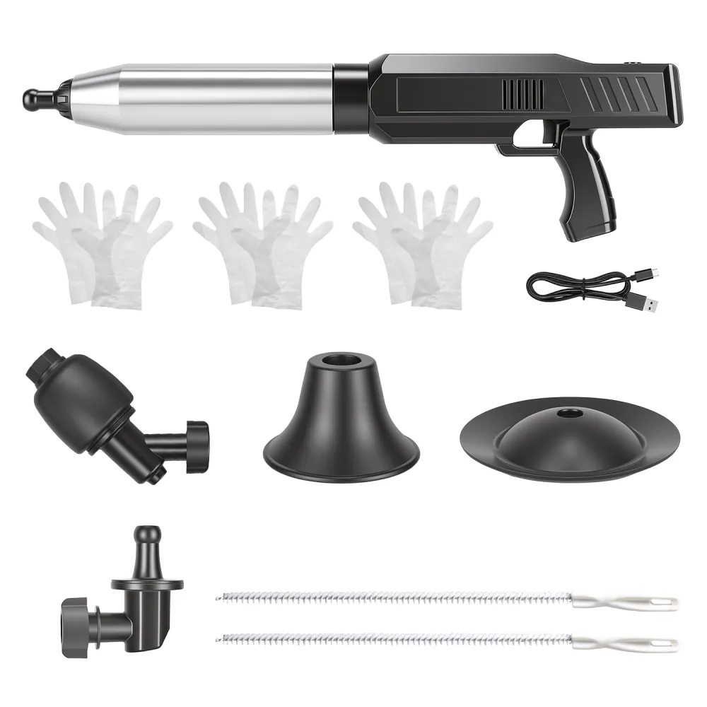 Electric Toilet Plunger With Air Pressure 1
