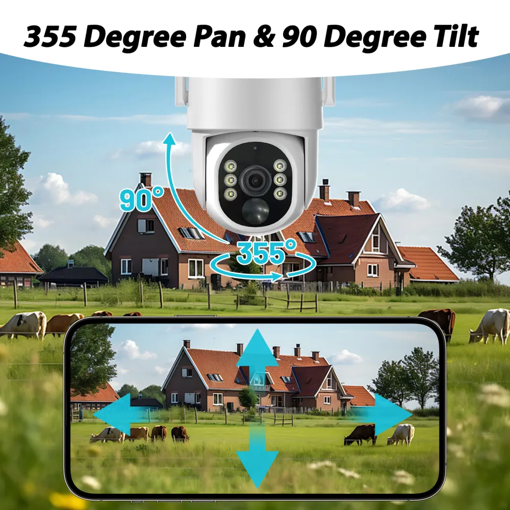 4G Solar PTZ Camera with 64GB Card 3