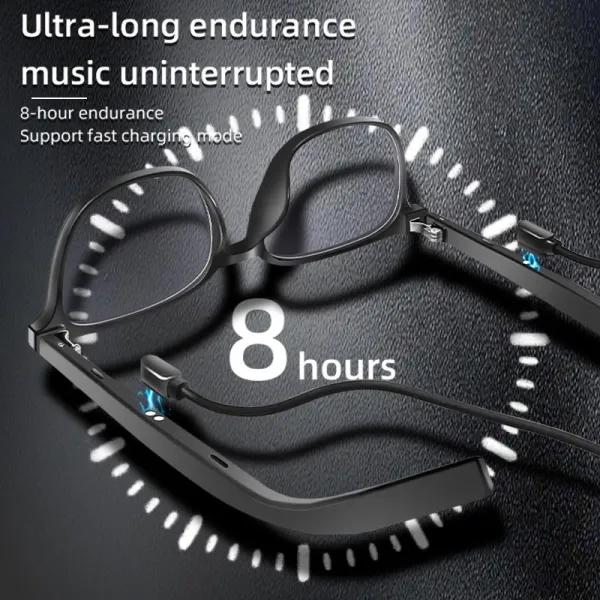 Smart AI Bluetooth Glasses With Magnetic