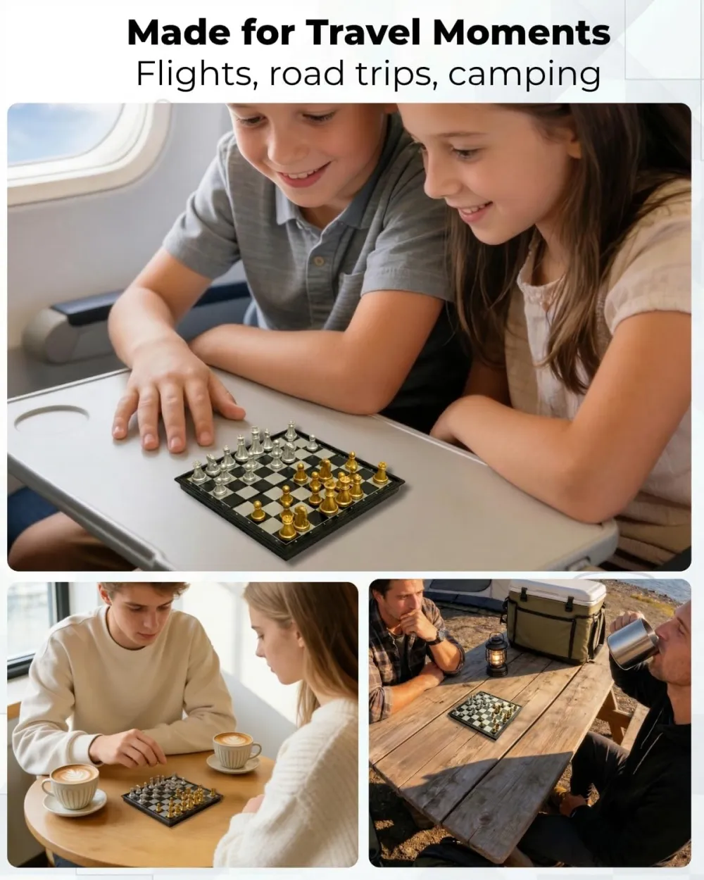 Travel Folding Magnetic Chess Set 3