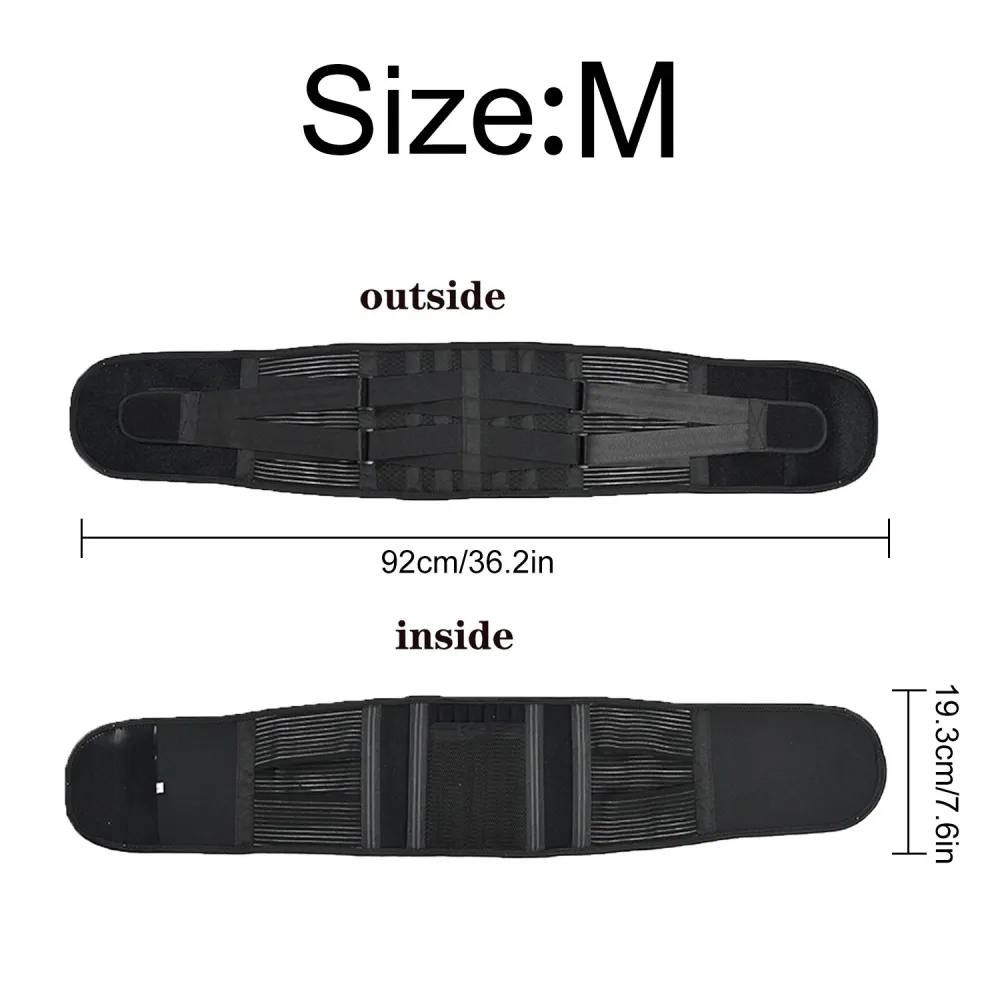 Adjustable Lower Back Brace Lumbar Support 1
