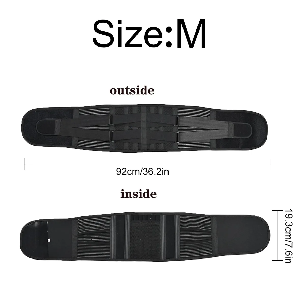 Adjustable Lower Back Brace Lumbar Support
