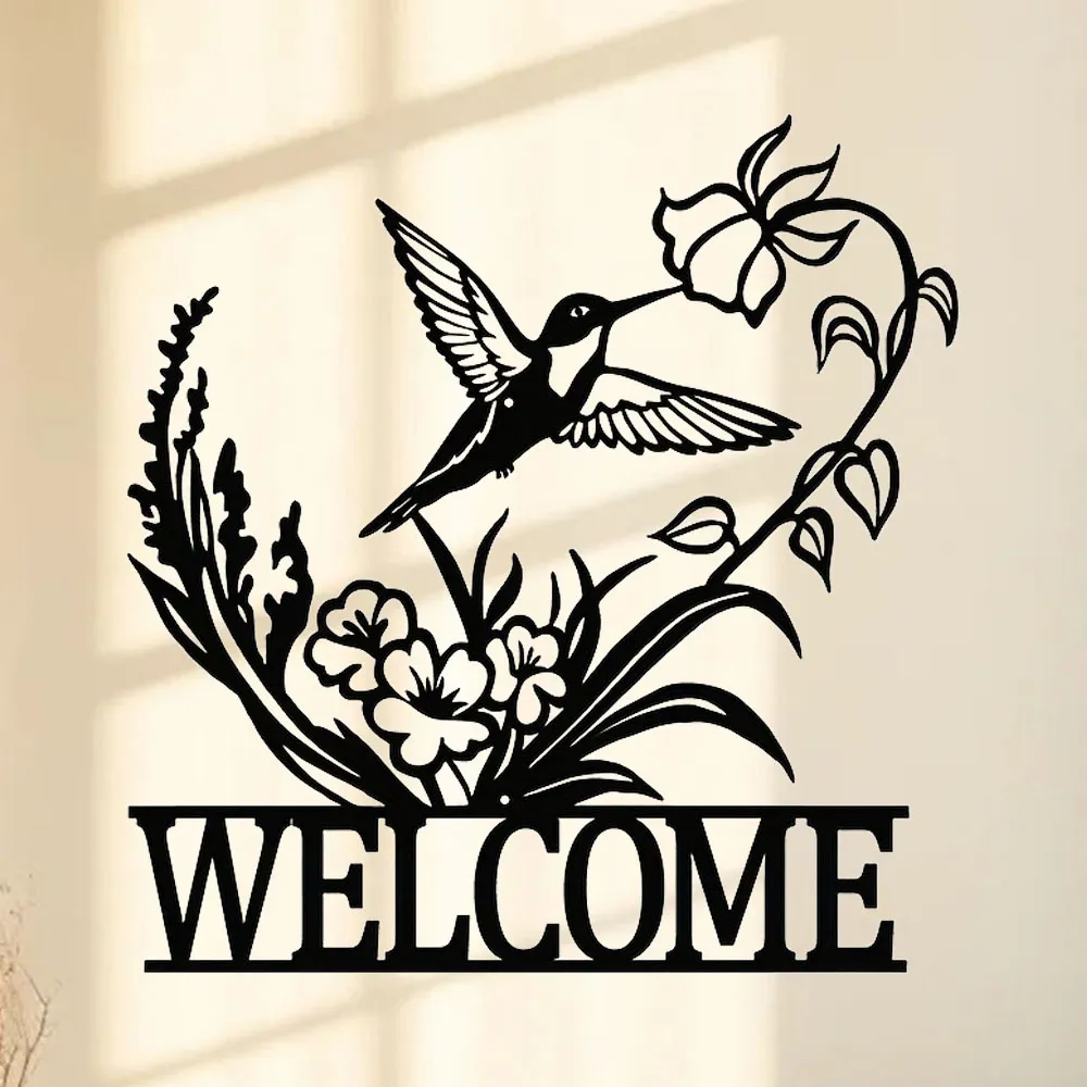 Vintage Metal Wall Art Hanging Set For Home 8