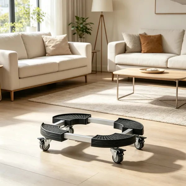 15-22.8 In Adjustable Trash Can Dolly 5