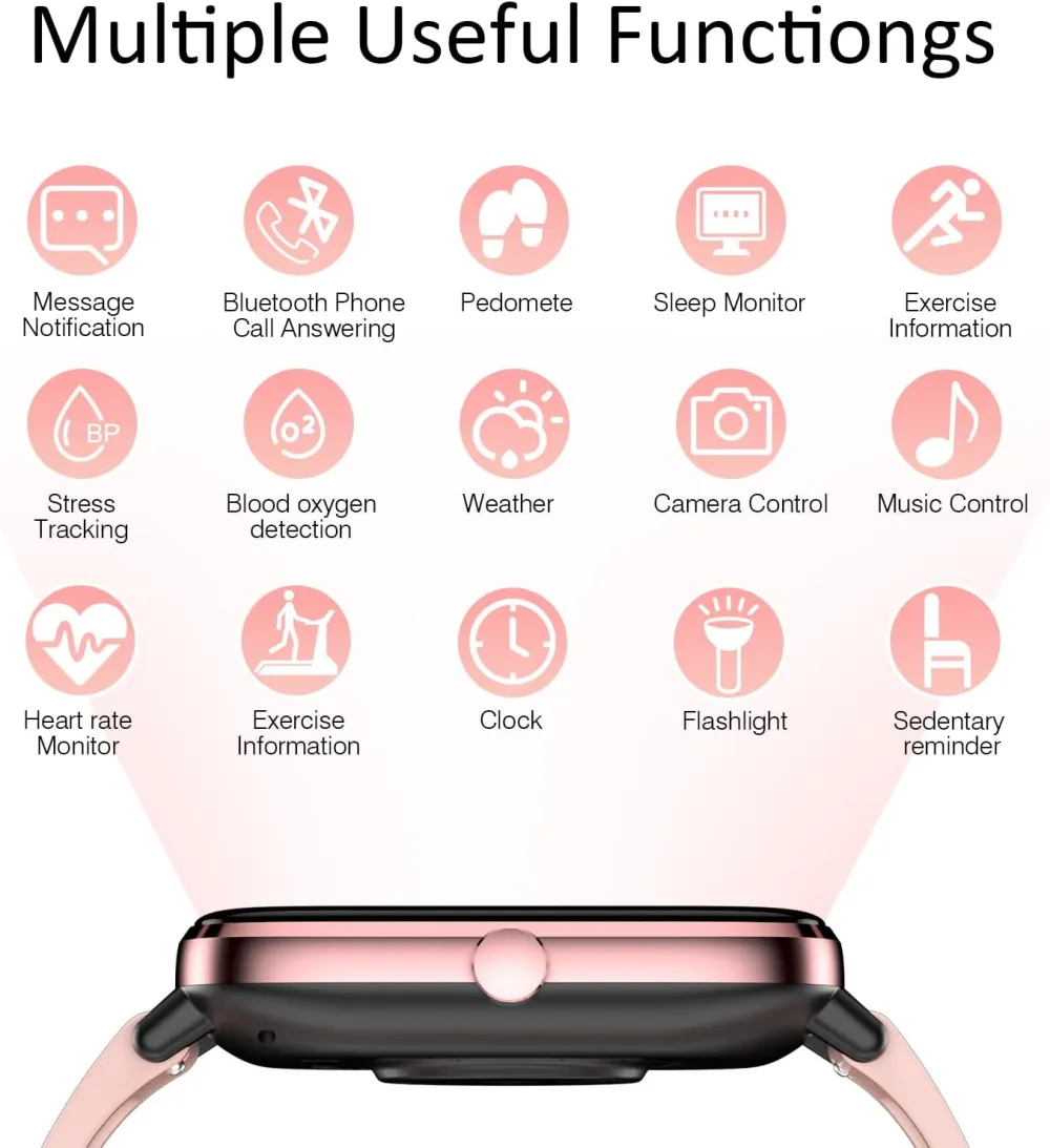 Bluetooth Smart Watch — Fitness Tracker 12