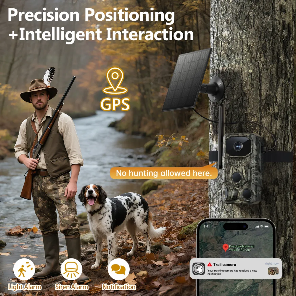 4G GPS Hunting Outdoor Trail Camera Wide 5