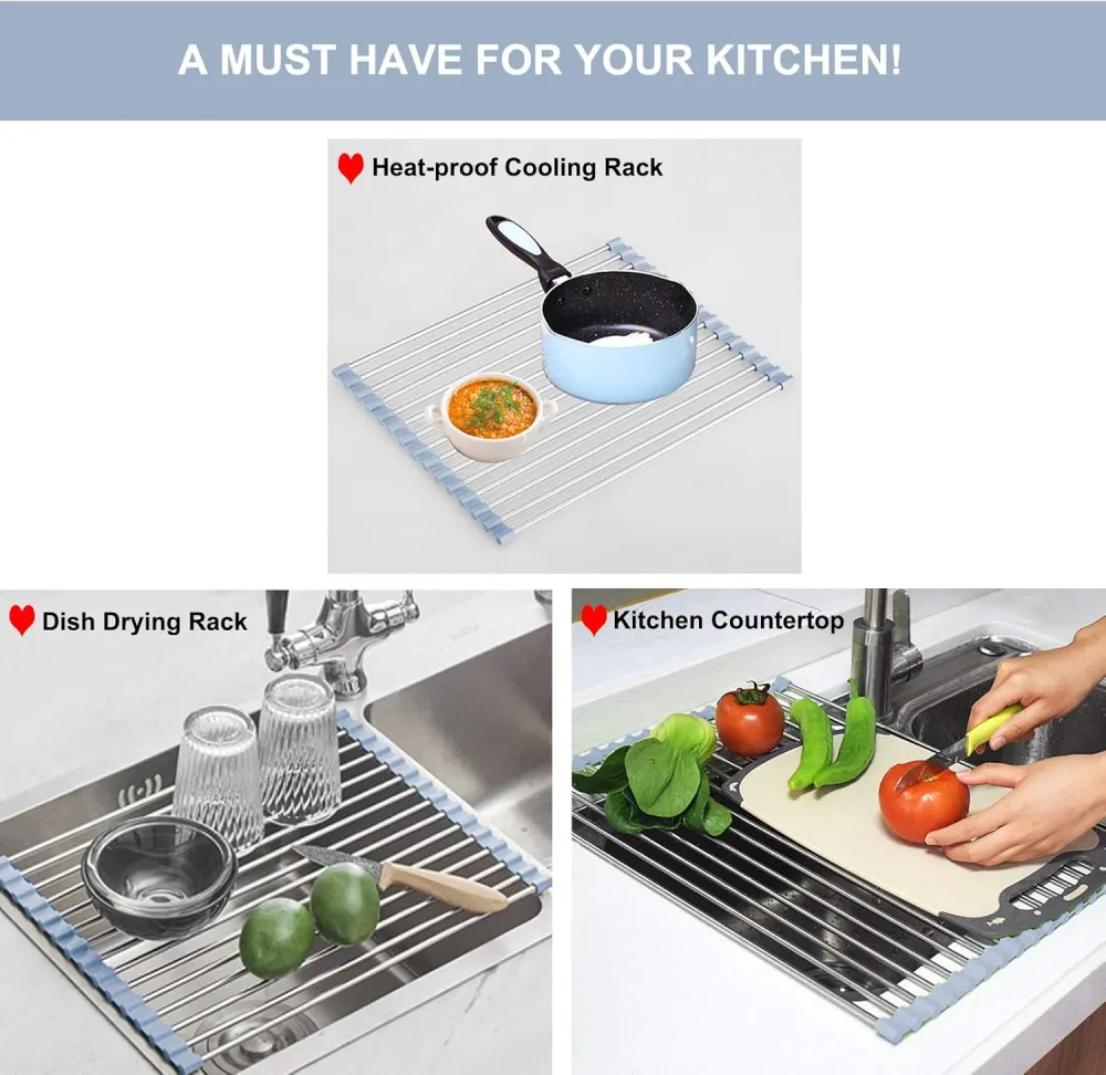 Over The Sink Dish Drying Rack 2