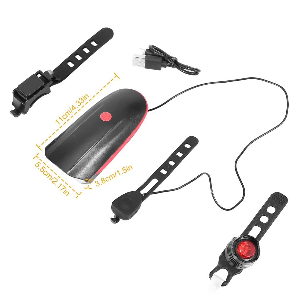 USB Rechargeable Bike Headlight 4