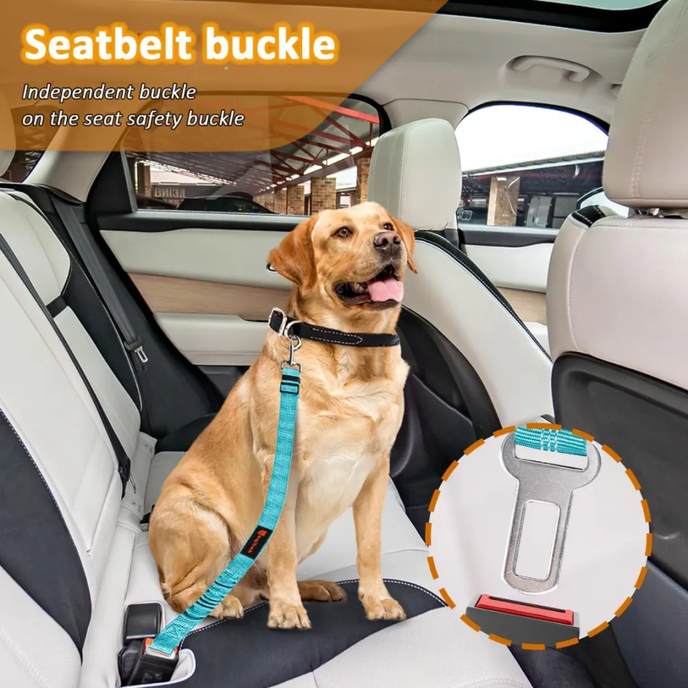 Removable Dog Seat Belt Harness For Car 6