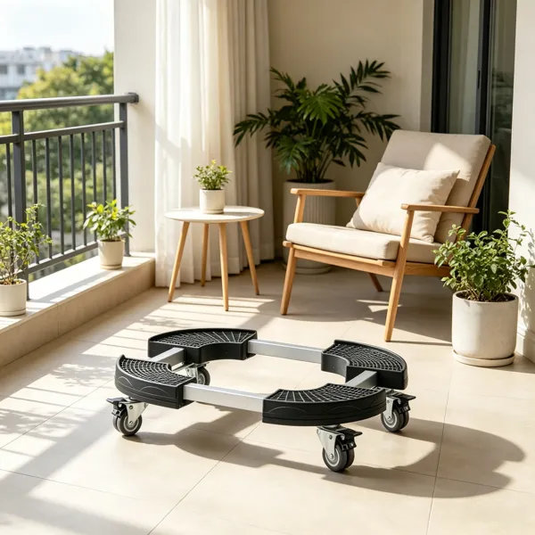 15-22.8 In Adjustable Trash Can Dolly 3