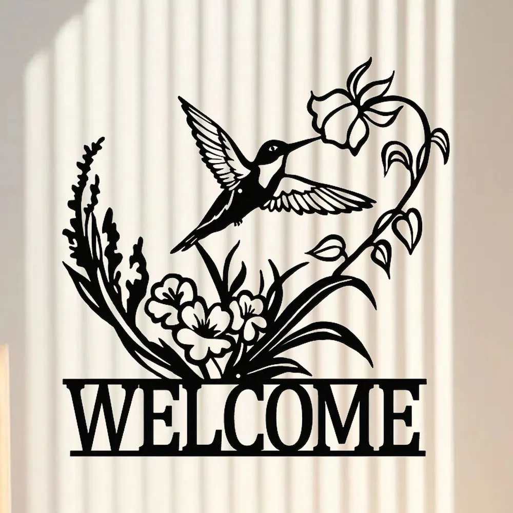 Vintage Metal Wall Art Hanging Set For Home 3