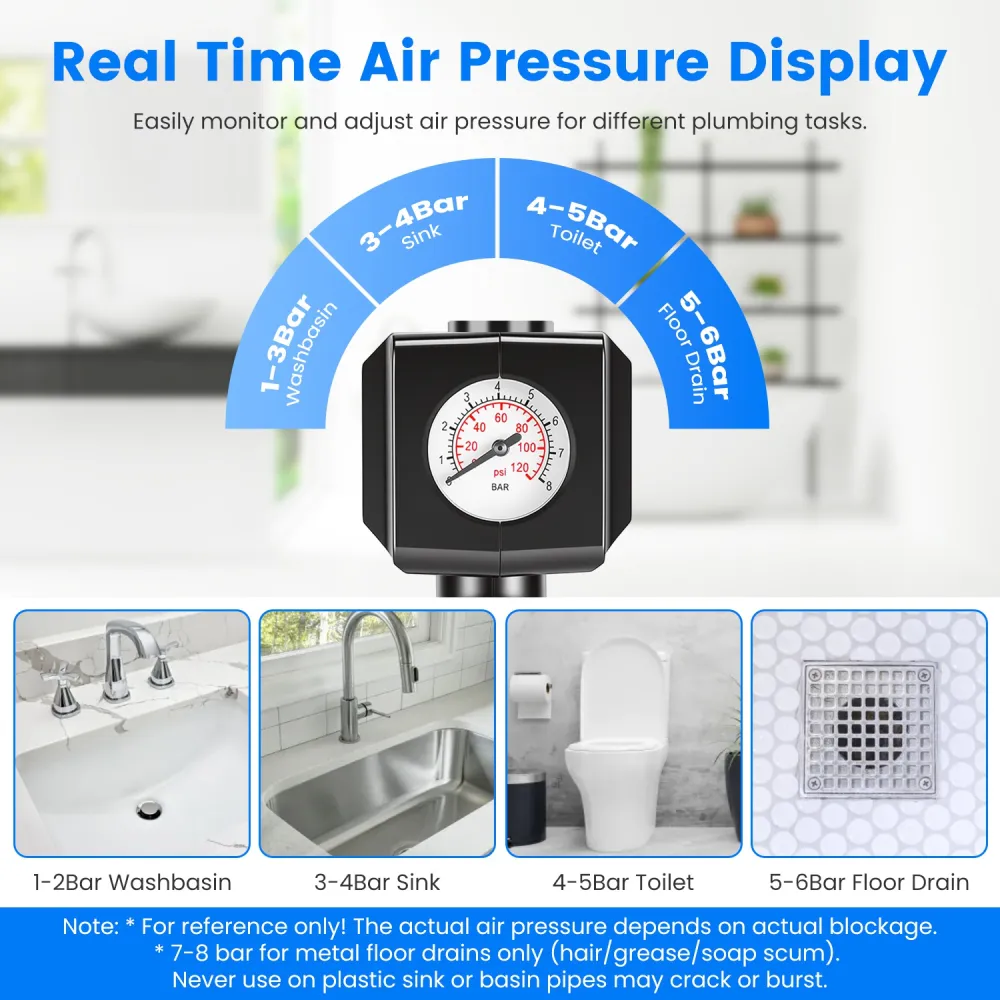 Electric Toilet Plunger With Air Pressure 7