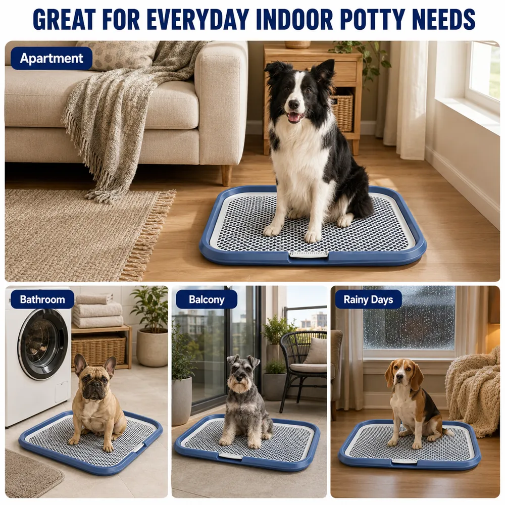 Dog Potty Tray With Removable Grating 7