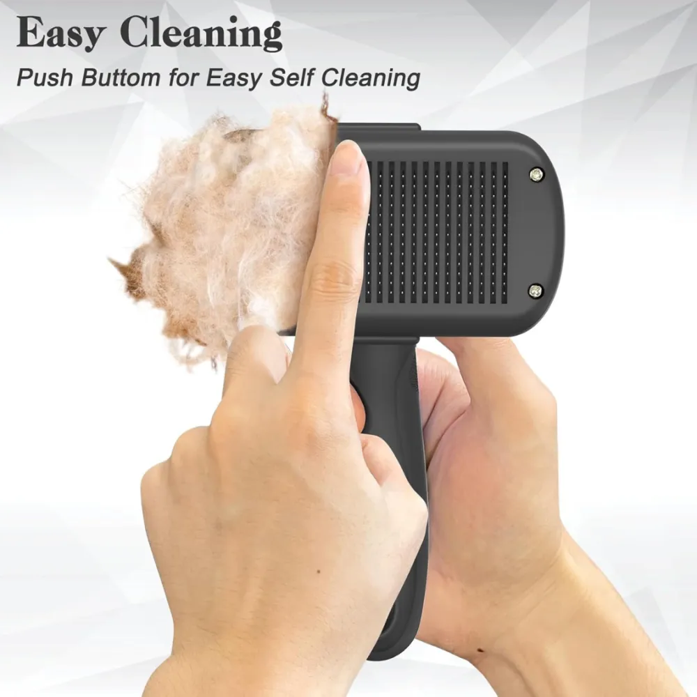 Self Cleaning Shedding Brush 3