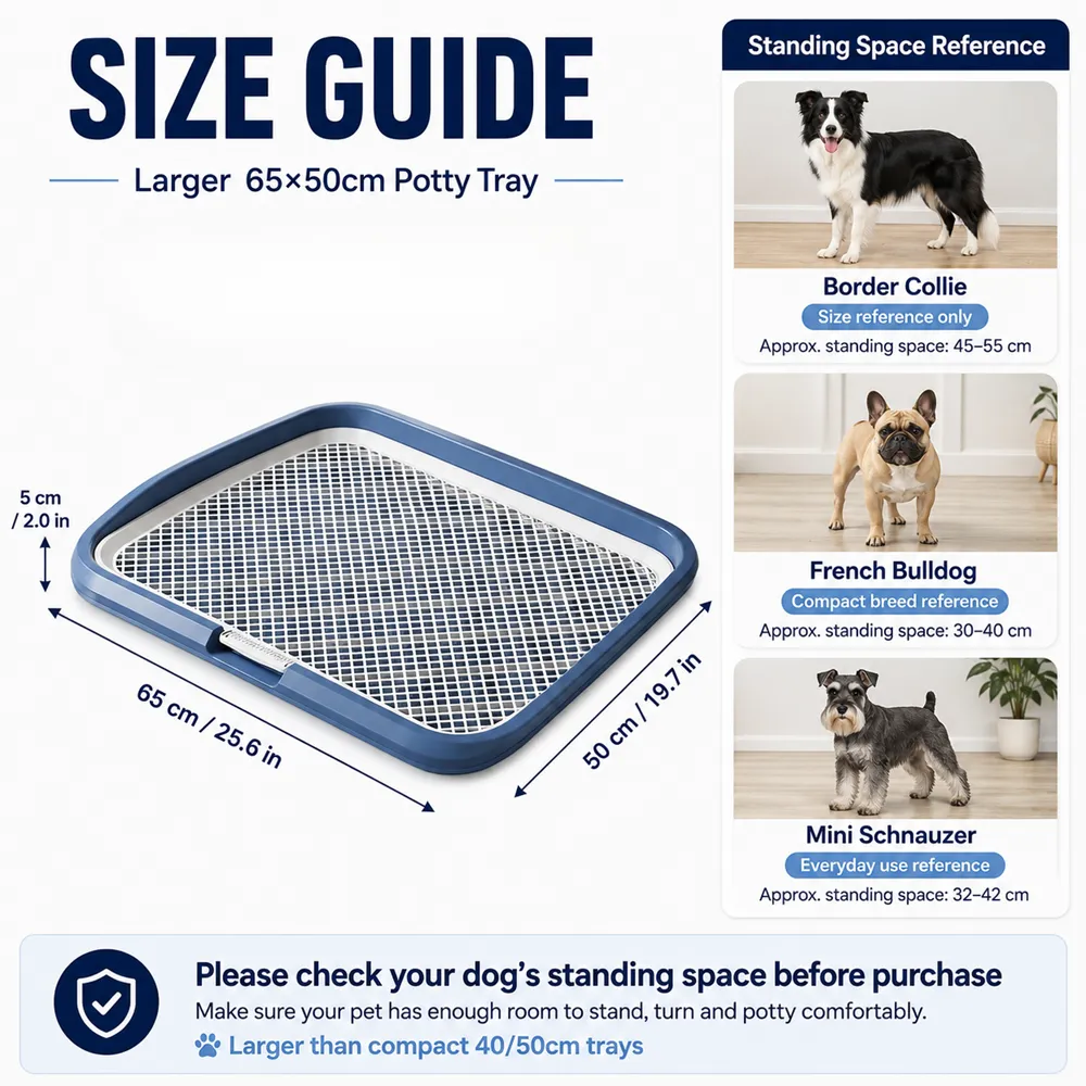 Dog Potty Tray With Removable Grating 6