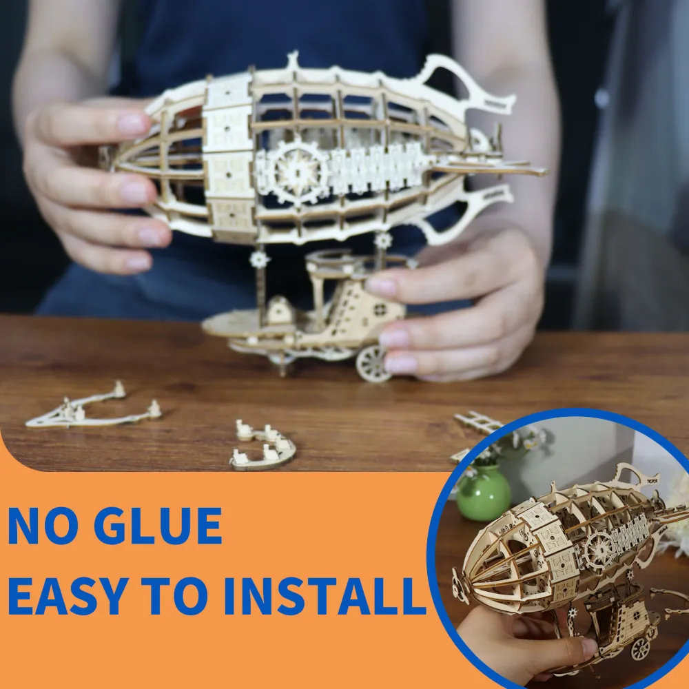 3D Wooden Puzzle — Airship 5