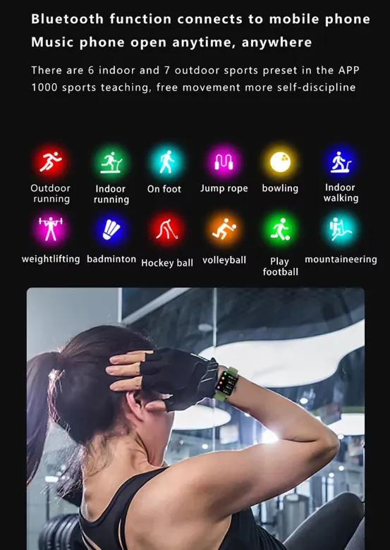 1.83" Fitness Smartwatch 6