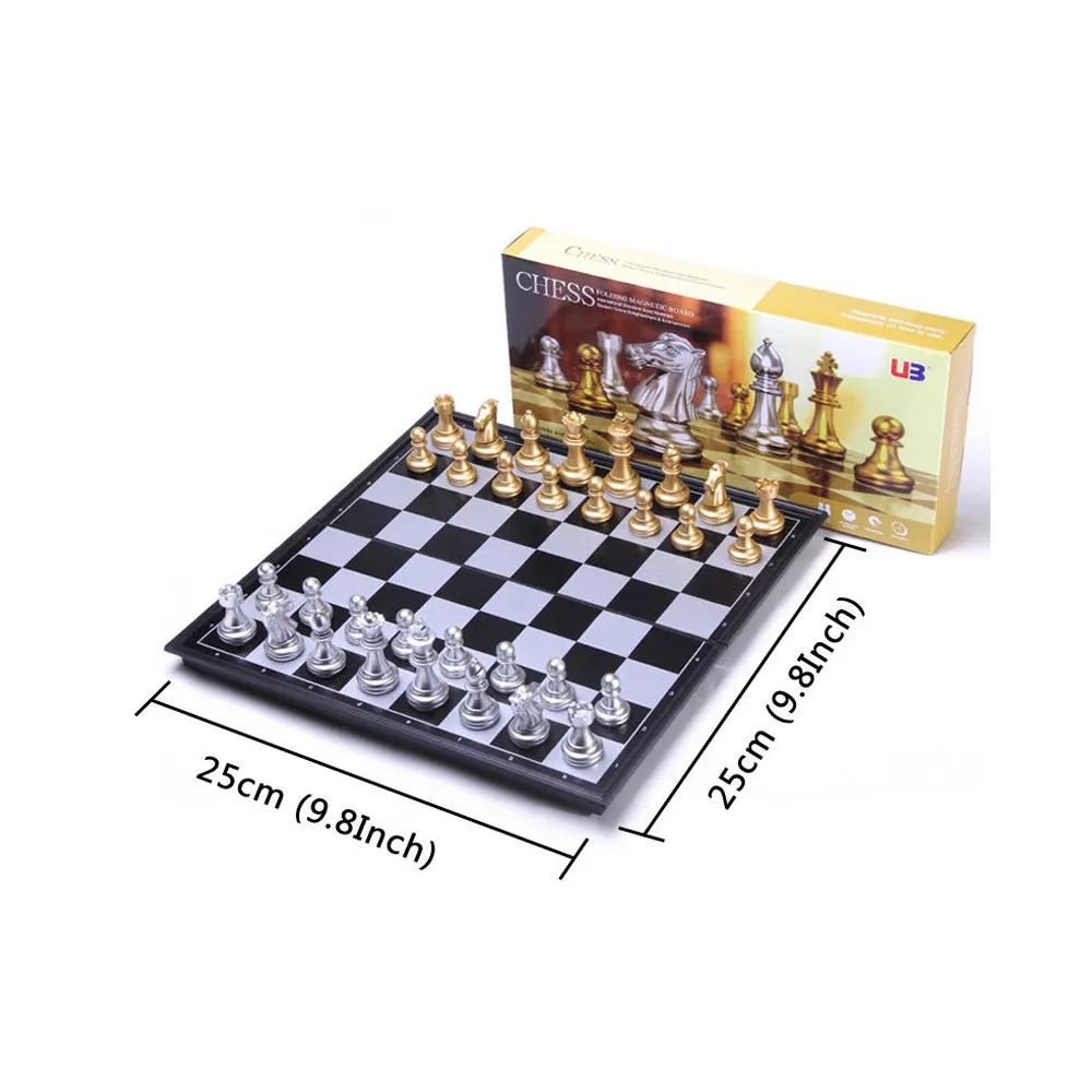 Travel Folding Magnetic Chess Set 7