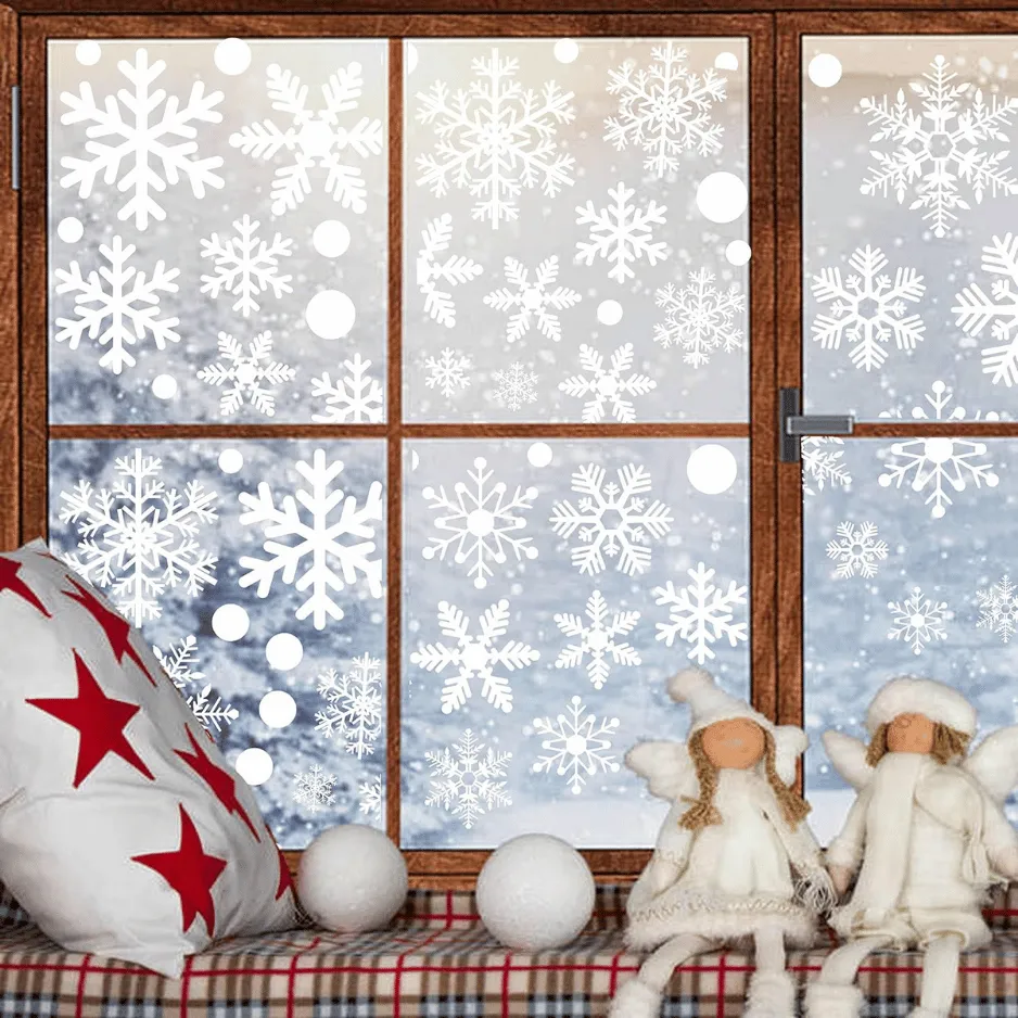 321pcs Christmas Window Decals 3