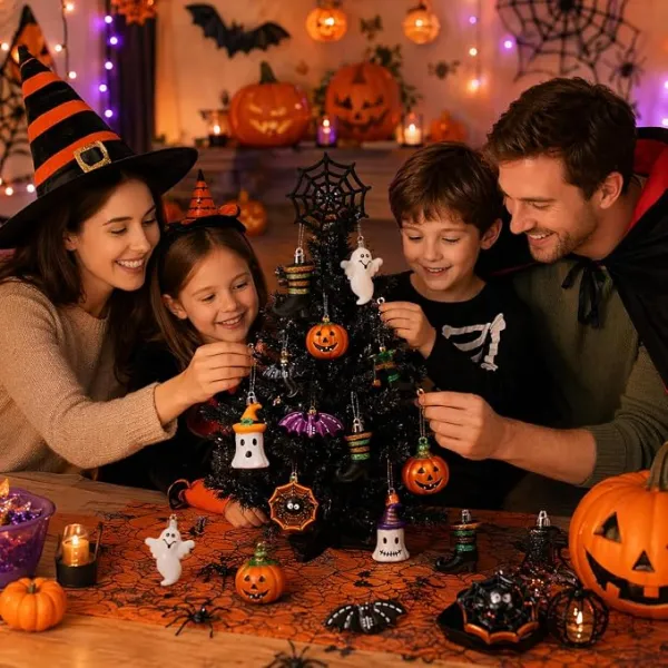 12 Pcs Halloween Tree Decorations