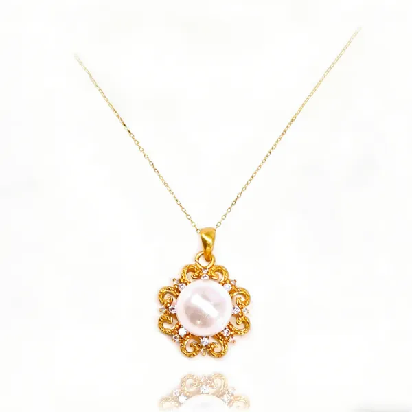 24K Gold SUN Necklace Jewelry Simple Choker