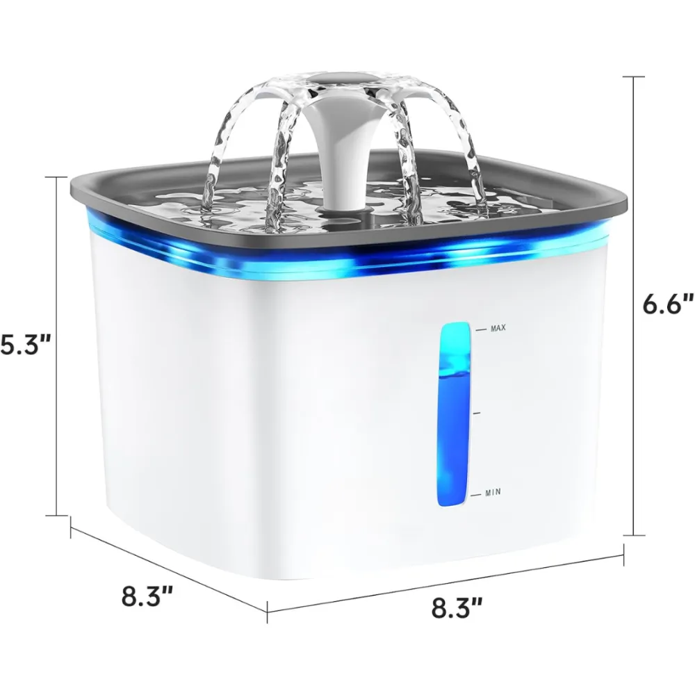 95oz Automatic Pet Water Fountain 6