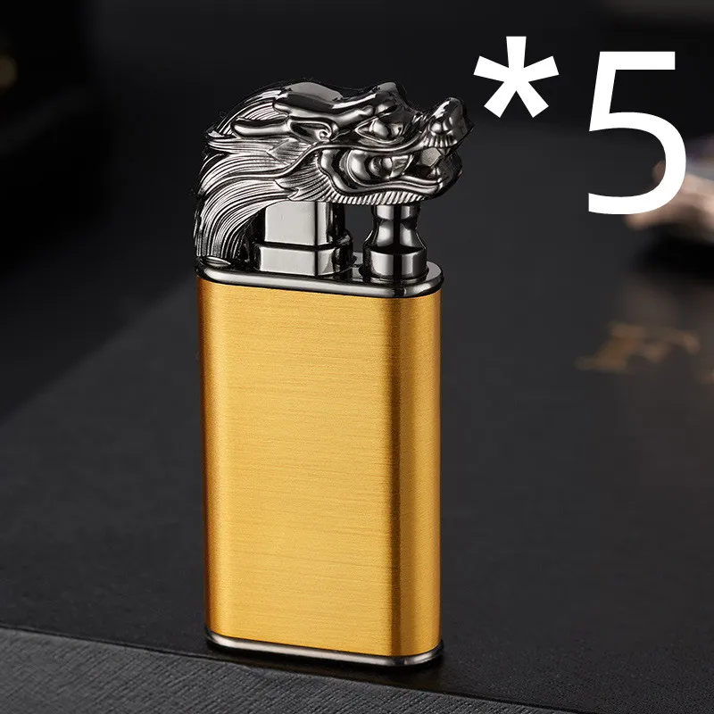 Creative Blue Flame Lighter Dolphin Dragon 5