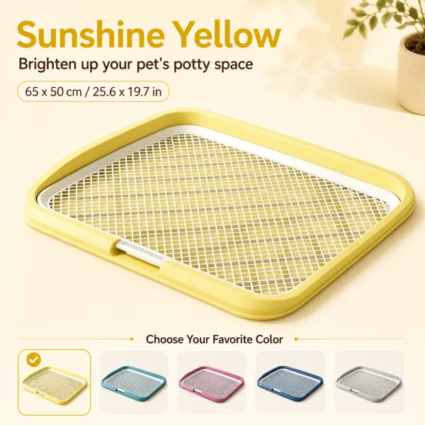 Dog Potty Tray With Removable Grating