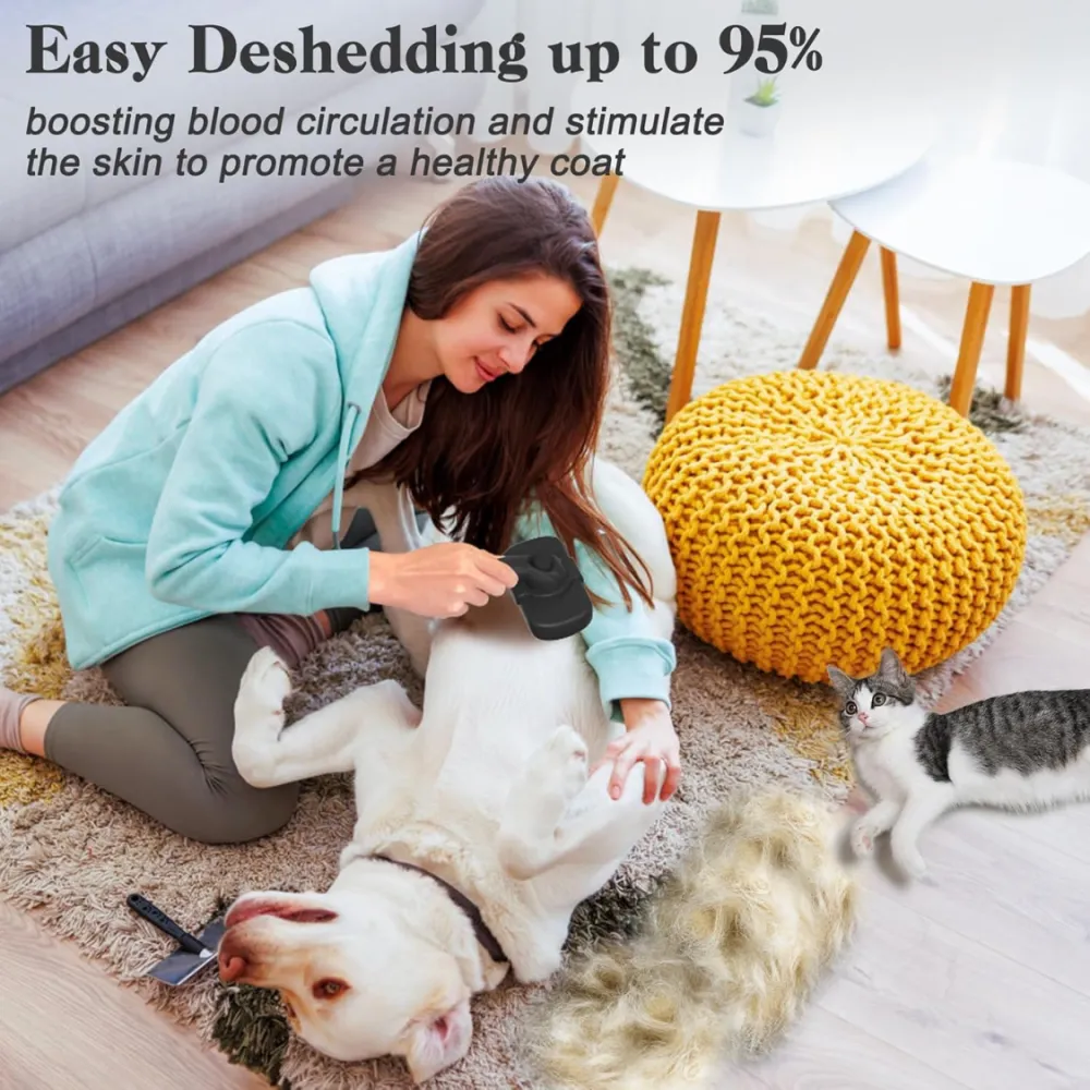 Self Cleaning Shedding Brush 2