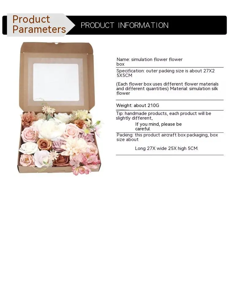 Flower Box Wedding Birthday Party Gift 15